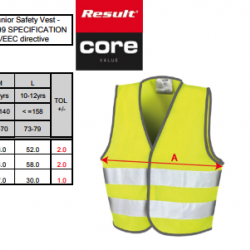 Bērnu atstarojoša veste Nr.124/89b
