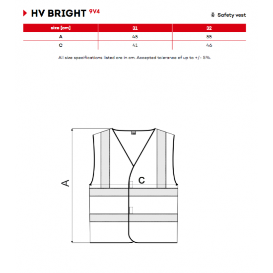 Bērnu atstarojoša veste Nr.204/10a